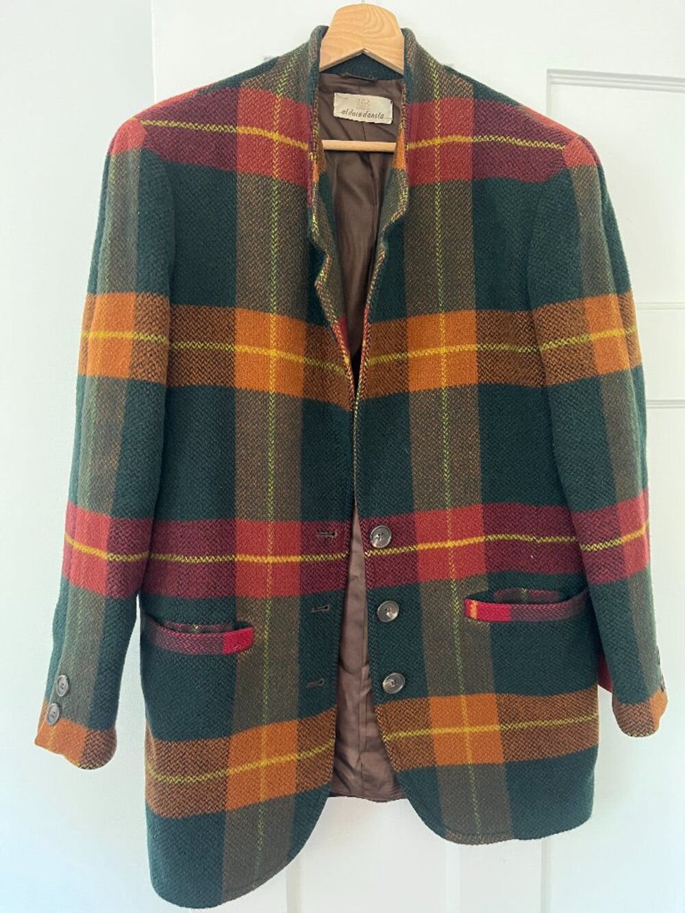 Vintage Al Duca D'Aosta Women's Wool Jacket